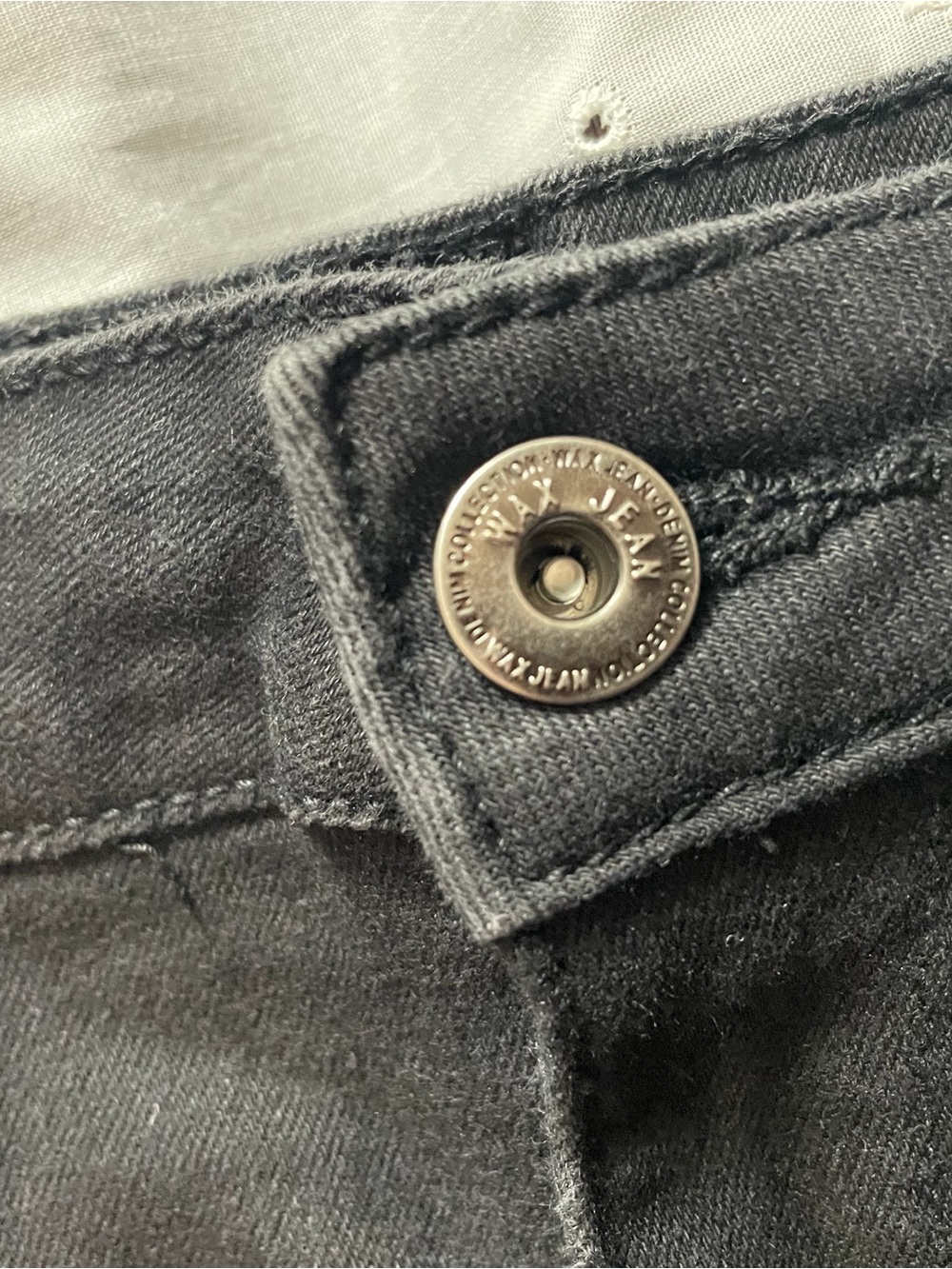 Wax Jean Black Denim Shorts - Picture 2 of 4